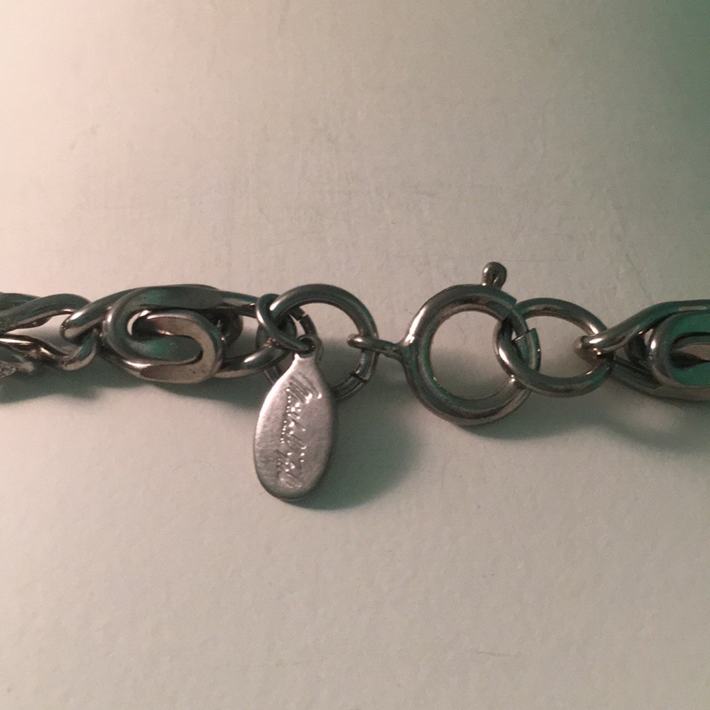 Marshall Fields-Unique Pattern Chain Necklace - image 3